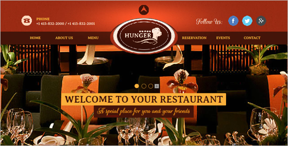 Cafe & Bar Website Theme