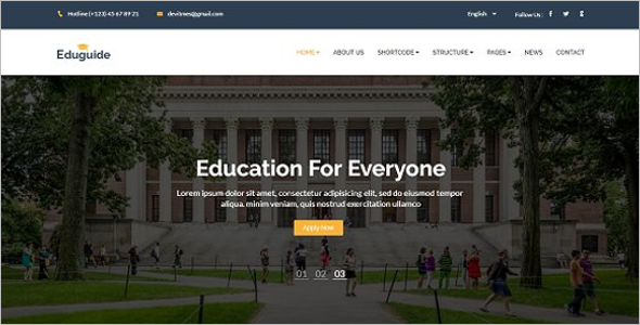 Campus HTML Template