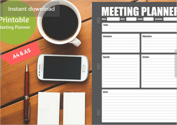 Classic Meeting Agenda Template