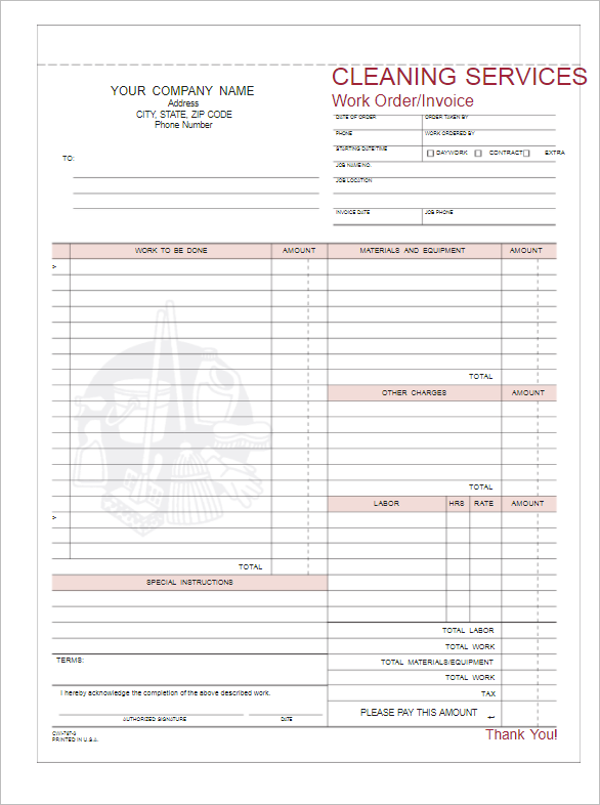 40 blank invoice templates free word excel psd format