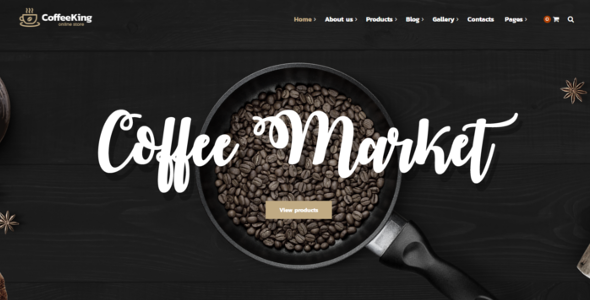 Coffee House Website Theme