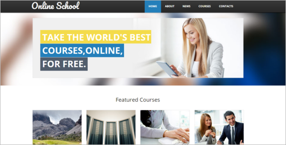 College Website HTML Template