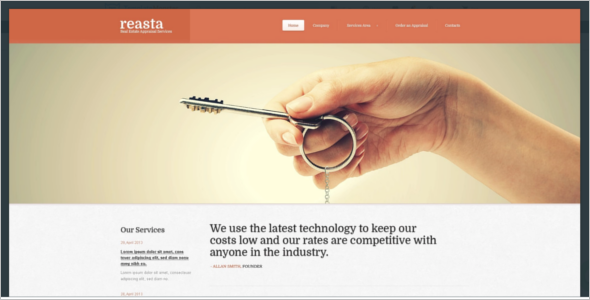 Corporate Real Estate Pagewiz Template