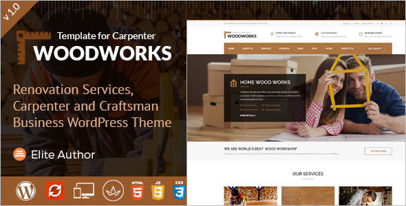 Craftsman Business WordPress Theme