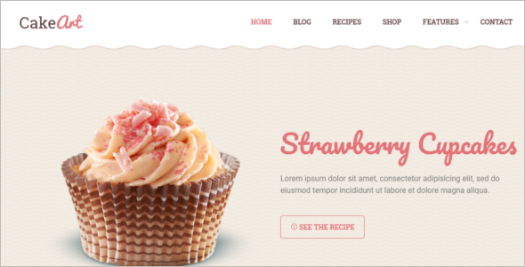 Cup Cake WordPress Theme