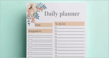 Daily Planner Templates