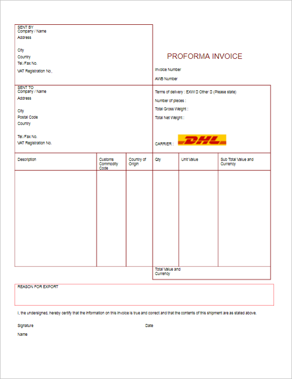 40 blank invoice templates free word excel psd format