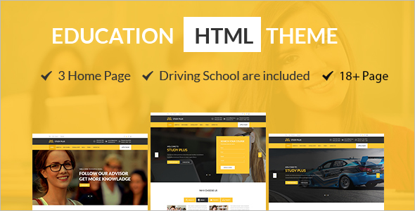 Education HTML Website Template