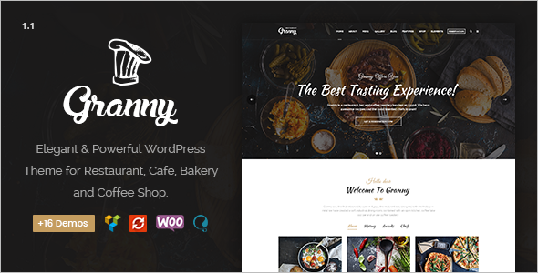 Elegant Restaurant Website Theme