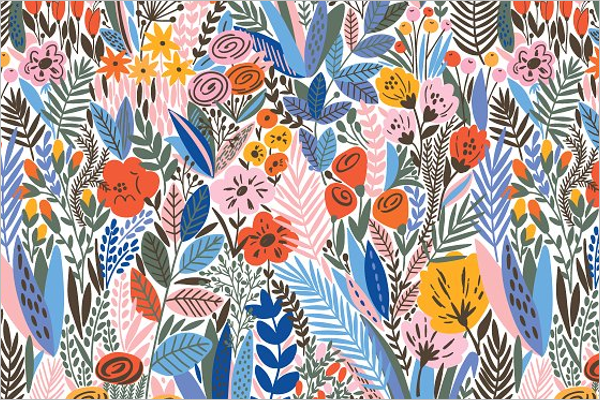 Exotic Flower Pattern Design