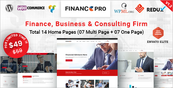 Finance Business WordPress Theme