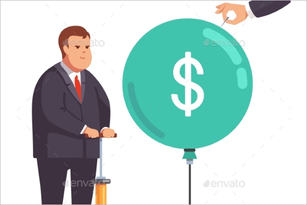 Financial Businessman Vector Design
