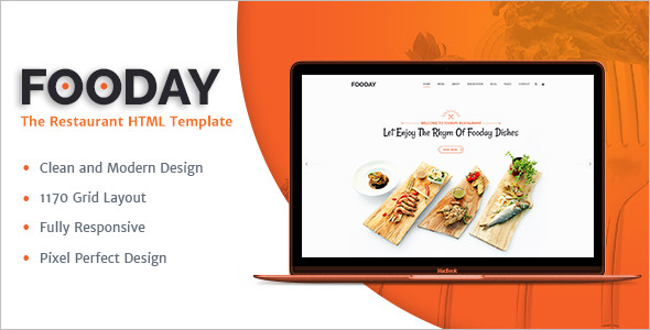 Food Restaurant HTML Template