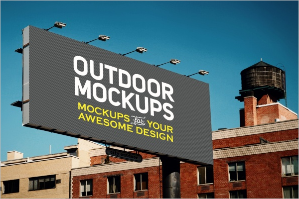 Free Advertising Mockup Template