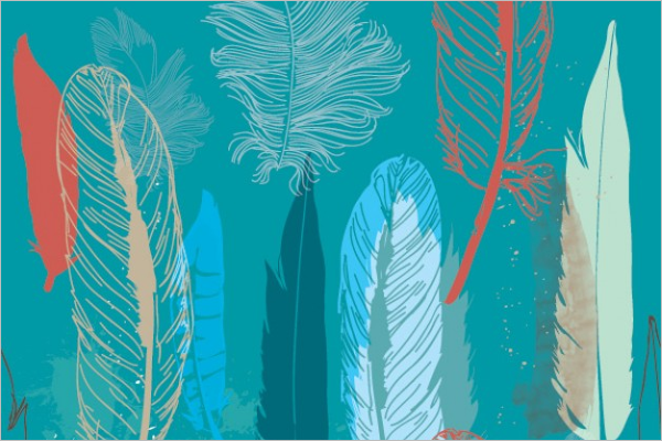Free Feather Pattern Design