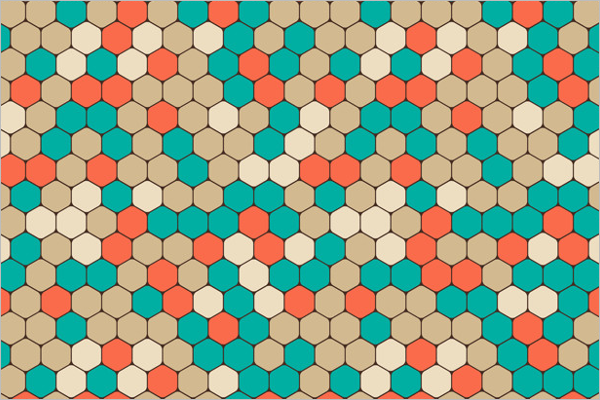 Free Vector Hexagonal Background