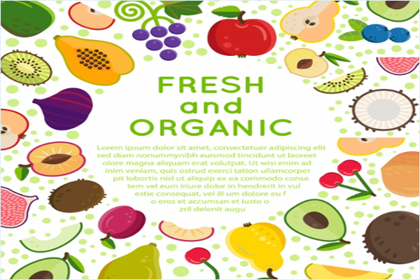 Free Vegetable Fabric Design