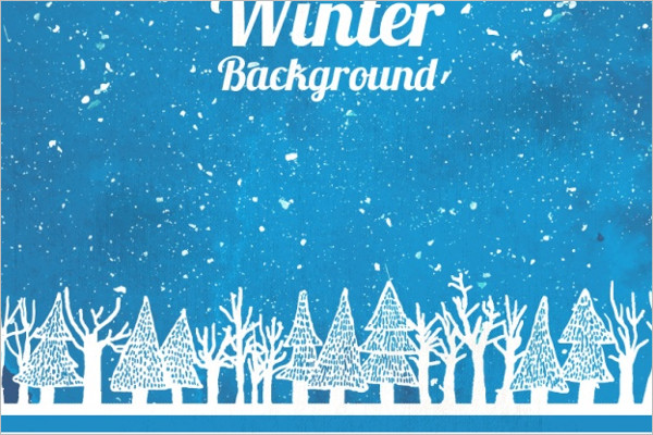 Free Winter Background Template