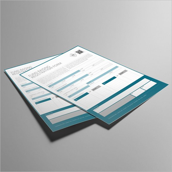 Fund Raising Registration Form Template