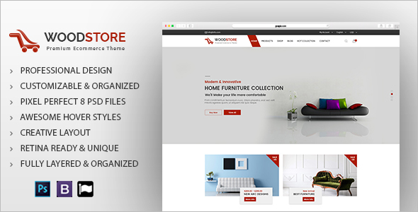 Furniture & Interior Design Ecommerce Template