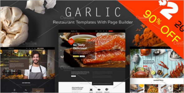 Garlic Restaurant Website Theme