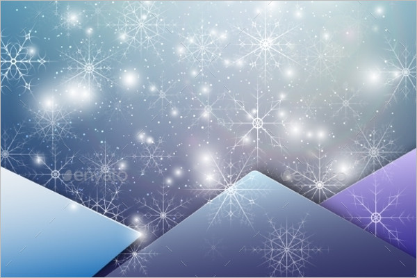Glitter Snow Winter Background