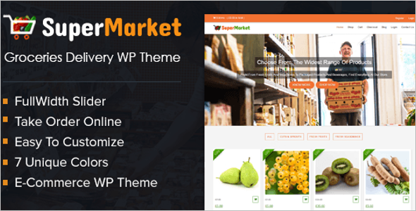 Grocery Product WordPress Theme