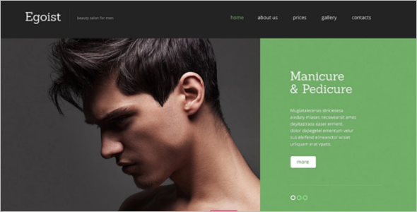 Hair CareÂ Website Template