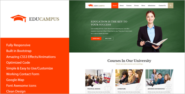 Higher Education HTML Template