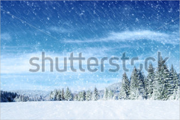 Hoarfrost Winter Illustration Background