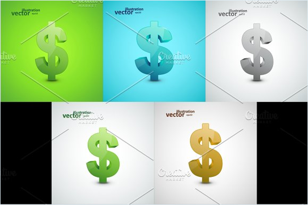Illustration Dollar Vector Design