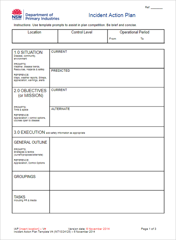 to be effective the incident action plan