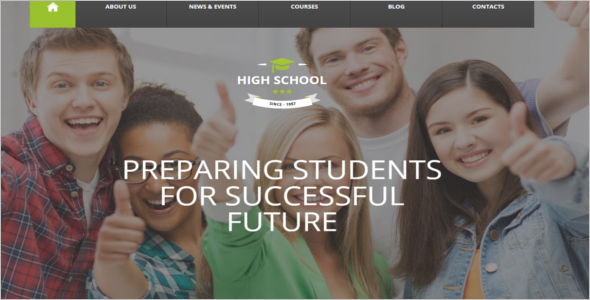 Institute Website Template