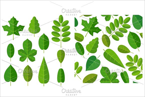 Isolated Leaf Pattern