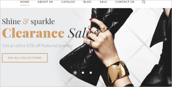 Jewelry Shop Website Template