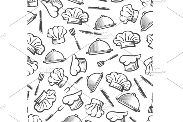 Kitchen Seamless Pattern Design