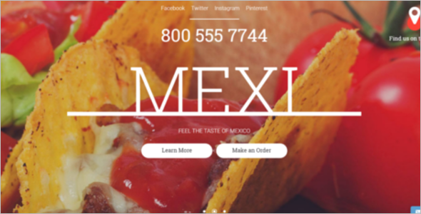 Mexican Restaurant Website Template