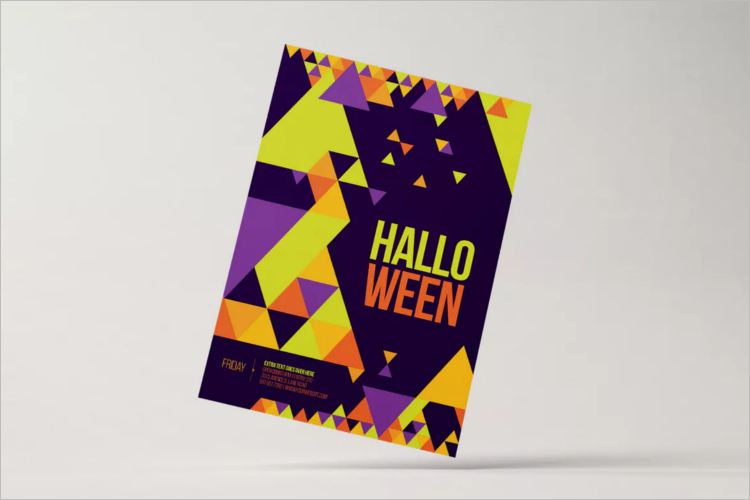 Minimal Halloween Poster Template