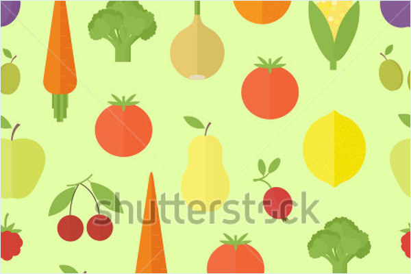Model Vegetable Pattern Design