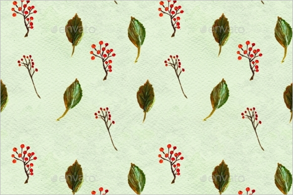 Modern Leaves Seamless Pattern