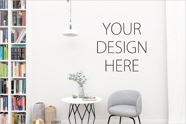 Modern Wall Poster Mockup