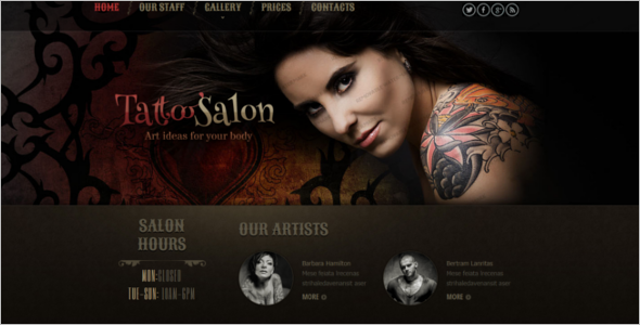 Multipurpose SalonÂ Website Template