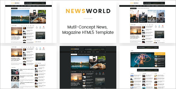 News Portal HTML5 Template