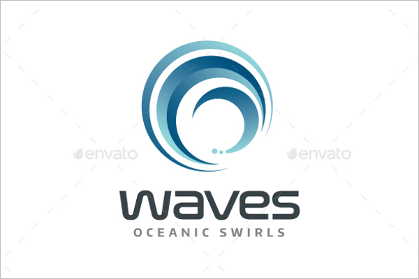 Ocean Wave Logo Design