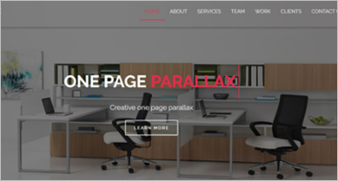 One Page Parallax HTML Templates