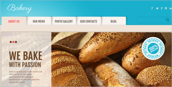 Online Cake Shop Website Template