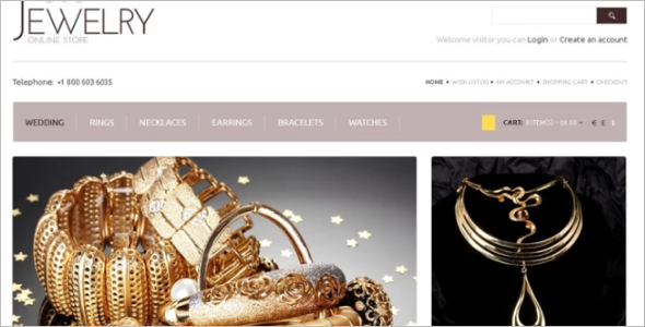 15+ Jewelry Ecommerce Website Templates Free & Premium Themes