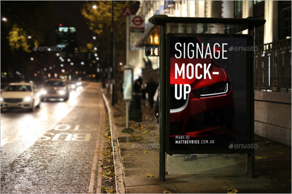 OutdoorÂ Advertising Mockup Template