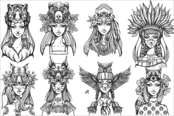 Portrait Tattoo Sketch Ideas