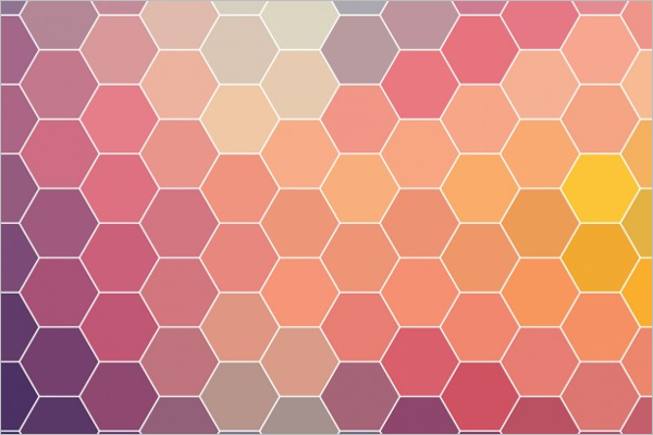 Printable Background Hexagonal Design